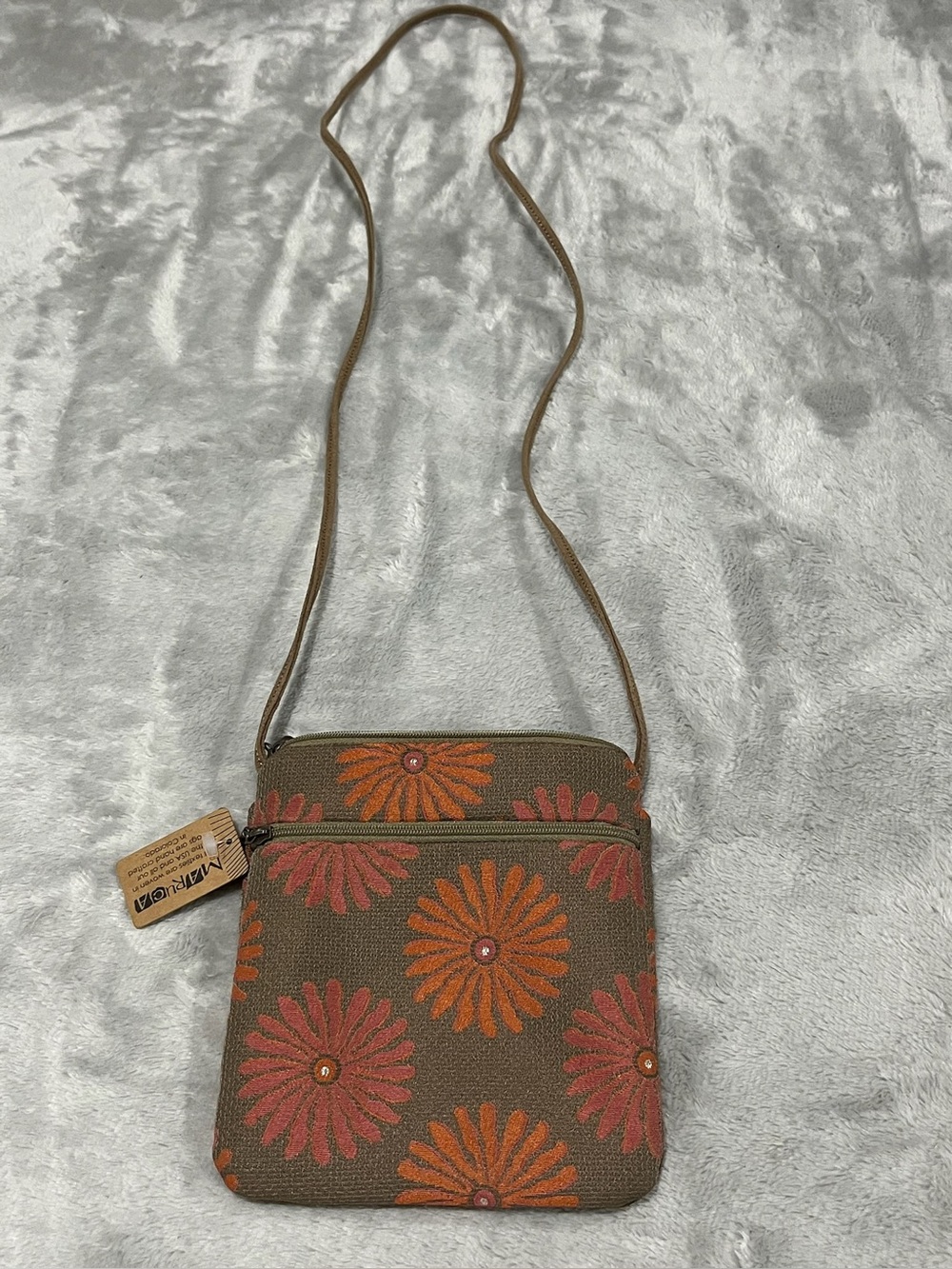 handcrafted Maruca Design crossbody bag NWT